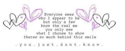You Just Dont Know