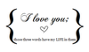 I Love You