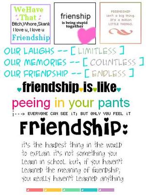 Friendship is like