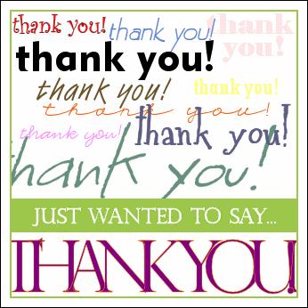 Just Wanted To Say Thankyou