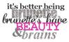 Brunette's Brains