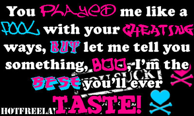 You Played Me Like A Fool