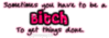 Bitch