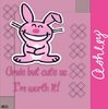 Crude But Cute - Happy Bunny