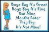 Boys Say Nine Months Later