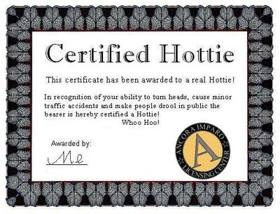Certified Hottie