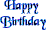 Happy Birthday - Blue