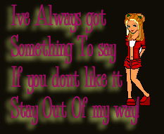I've Always Got Something To Say