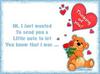 You Know That I Was Thinking Of You!