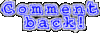 Comment Back Blue