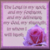 THE LORD IS MY ROCK